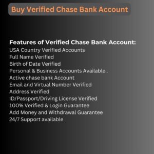 Buy Verified Chase Bank Account