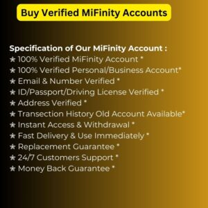 Buy Verified MiFinity Accounts