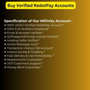 Buy Verified RedotPay Accounts