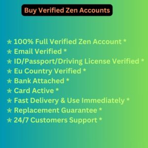 Buy Verified Zen Accounts